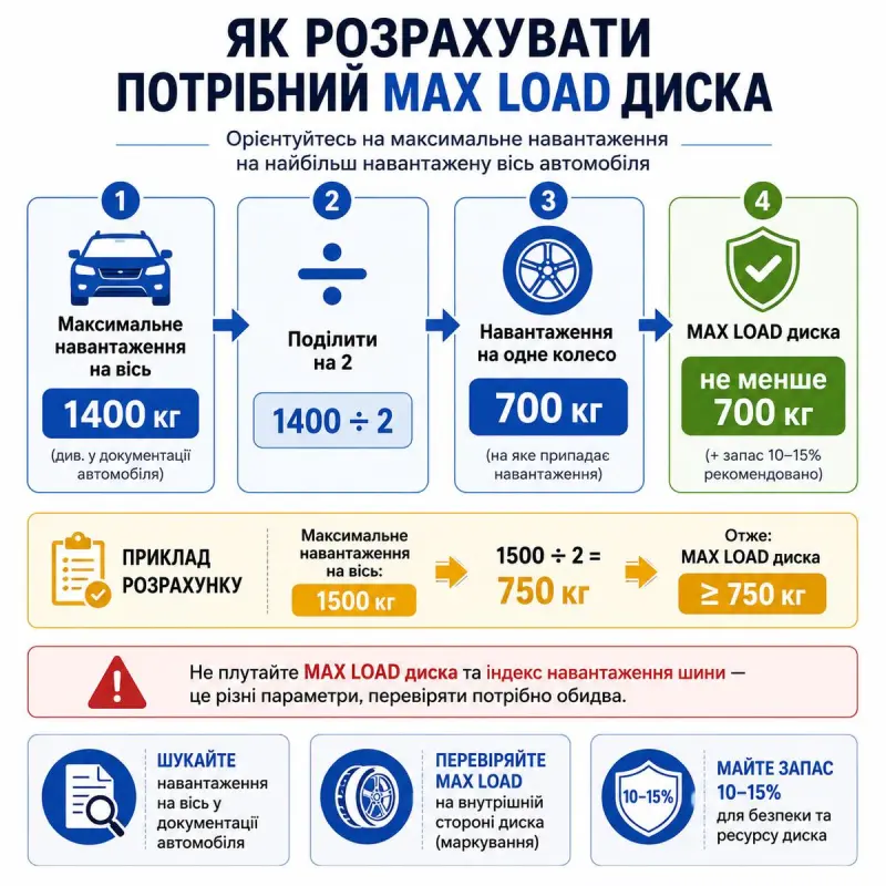 Схема расчета MAX LOAD