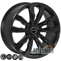 ZF FE185 8.5x19 5x112 ET28 DIA66.6 Black