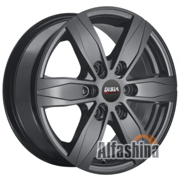 Disla Vanline 6 7x16 6x130 ET55 DIA84.1 Black