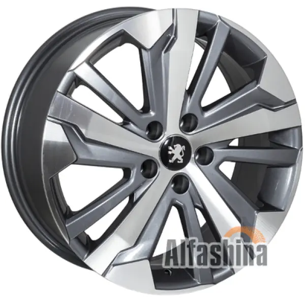 Zorat Wheels BK5837 7x17 5x108 ET23 DIA65.1 GP