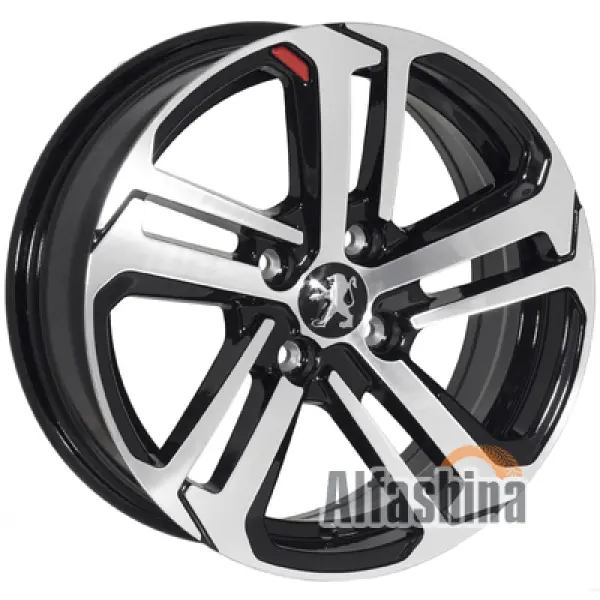 Zorat Wheels ZW-BK5447 6.5x15 4x108 ET25 DIA65.1 BP