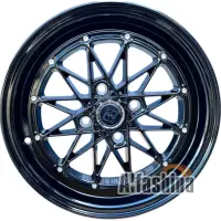 Flow Forming FF122 5x14 4x100 ET25 DIA73.1 Black