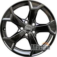 Audi OEM 83A601025AL-AX1 6.5x17 5x112 ET38 DIA66.6 Black