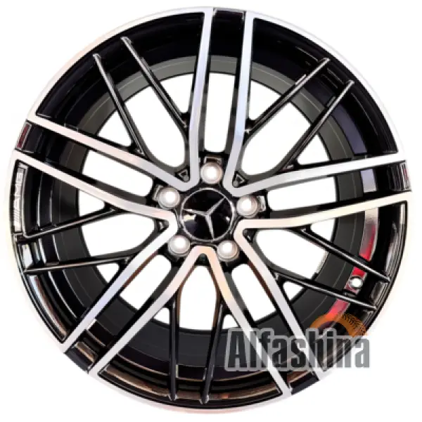 Replica 0354 8.5x18 5x112 ET45 DIA66.6 Black