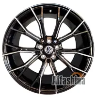 Replica 0220 8.5x19 5x112 ET26 DIA66.6 Black