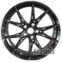 Flow Forming XF050 9.5x19 5x112 ET38 DIA66.5 Black