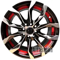 RomaxWheels DX151 7x15 4x100/114.3 ET30 DIA73.1 Black