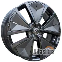 Peugeot OEM 98458370XY 7.5x19 5x108 ET46 DIA65.1 Black