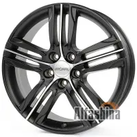 Ronal R57 7.5x19 5x108 ET55 DIA76 Black