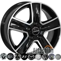 Zorat Wheels BK473 6.5x16 5x112 ET56 DIA66.6 BP