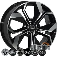 Zorat Wheels BK5168 7.5x18 5x114.3 ET38 DIA67.1 BP