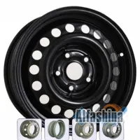 Kapitan Сталь 7x16 6x139.7 ET15 DIA110 Black