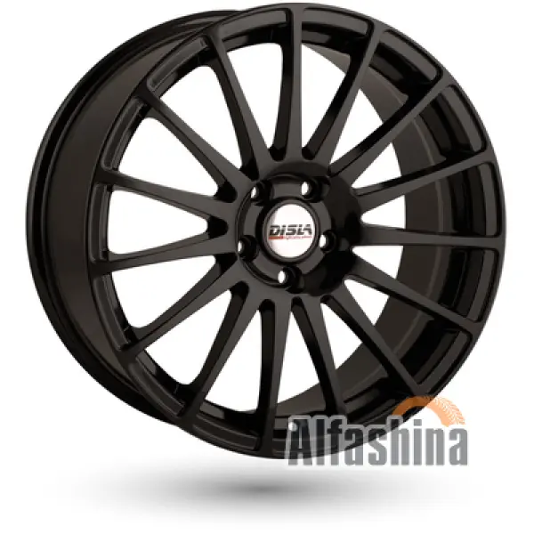 Disla Turismo 7.5x17 5x110 ET40 DIA65.1 Black