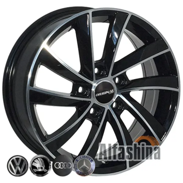 Zorat Wheels BK5290 6.5x16 5x100 ET35 DIA57.1 BP