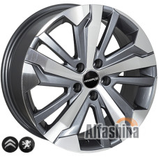 Zorat Wheels BK5837 7x17 5x108 ET23 DIA65.1 GP