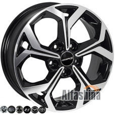 ZF FE175 6x16 5x114.3 ET50 DIA67.1 BMF