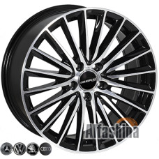 Zorat Wheels BK5909 7.5x17 5x112 ET40 DIA66.6 BP