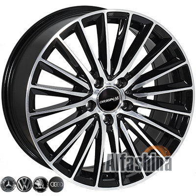 Zorat Wheels BK5909 7.5x18 5x112 ET40 DIA66.6 BP