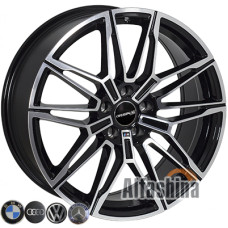 Zorat Wheels BK5938 8x19 5x112 ET30 DIA66.6 BP