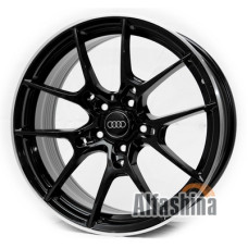 Replica Audi KW11 7x16 5x112 ET35 DIA66.6 MBL