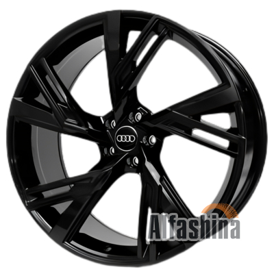 Replica Audi 6105 9.5x22 5x112 ET35 DIA66.45 Black