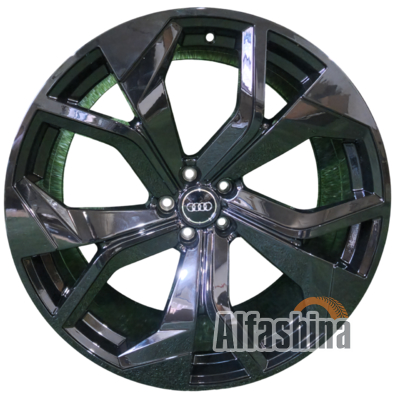 Replica Audi 6109 9.5x22 5x112 ET30 DIA66.45 Black