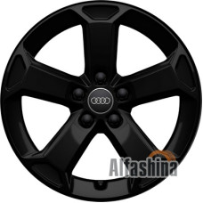 Audi OEM 81A071497AAX1 7x17 5x112 ET45 DIA57.1 Black