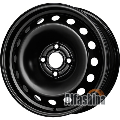 Magnetto Wheels R1-1593 6x15 4x100 ET43 DIA56.5 Black