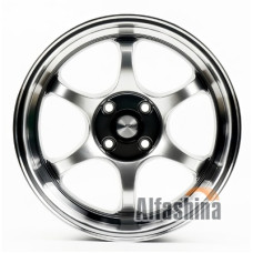CAST WHEELS CW6088 7x16 4x100 ET35 DIA73.1 HPBL