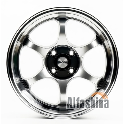 CAST WHEELS CW6088 7x16 4x100 ET35 DIA73.1 HPBL