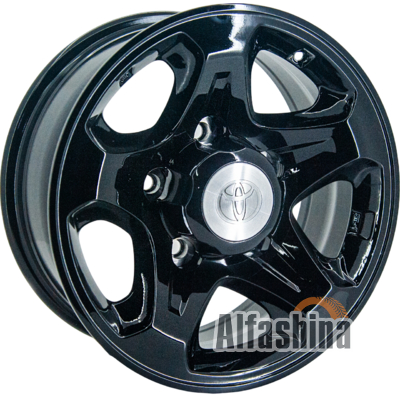 Replica Toyota GT 166168 7x16 5x150 ET0 DIA110.1 Black
