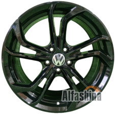 Replica Volkswagen 698 8x18 5x112 ET45 DIA57.1 Black