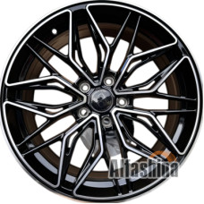 Flow Forming FF585 7.5x17 5x112 ET38 DIA66.6 Black