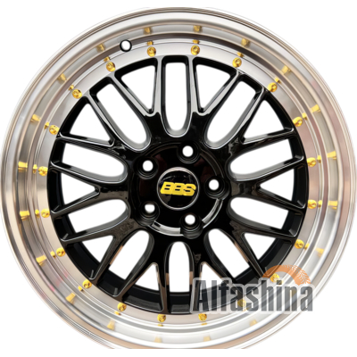 Replica REW031-7 7.5x17 5x108 ET35 DIA73.1 Black