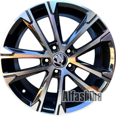 Replica 7056 7x17 5x112 ET49 DIA57.1 Black