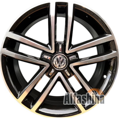 Replica 7093 7x17 5x112 ET43 DIA57.1 Black