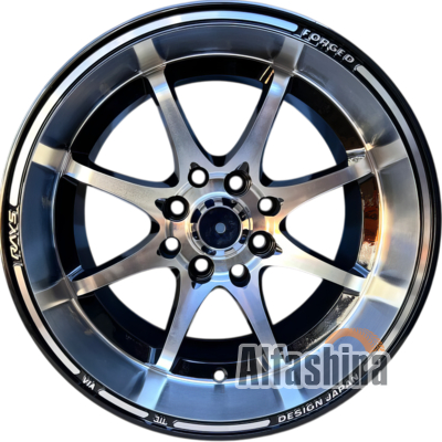 HCW JT083 8.5x15 4x100/114.3 ET30 DIA73.1 Black