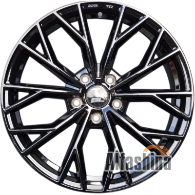Ultra Wheels UA23 8x18 5x112 ET45 DIA66.6 Black