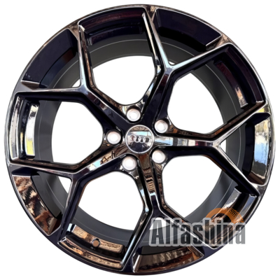 Replica YF5598 8.5x19 5x112 ET38 DIA66.5 Black