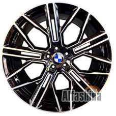 Replica 312 8.5x20 5x112 ET30 DIA66.6 Black