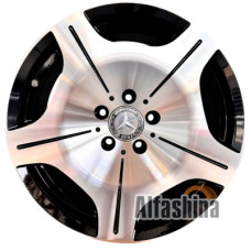 Replica CB326 7.5x17 5x112 ET35 DIA66.6 Black