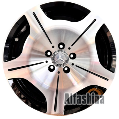 Replica CB326 7.5x17 5x112 ET35 DIA66.6 Black