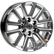 Replica TY313 7.5x18 6x139.7 ET25 DIA106.1 Chrome-Sil
