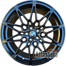 Replica 3143F 9x19 5x112 ET35 DIA66.5 Black