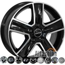 Zorat Wheels BK473 6.5x16 5x130 ET55 DIA89.1 BP
