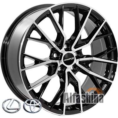 Zorat Wheels BK5137 8x19 5x114.3 ET35 DIA60.1 BP