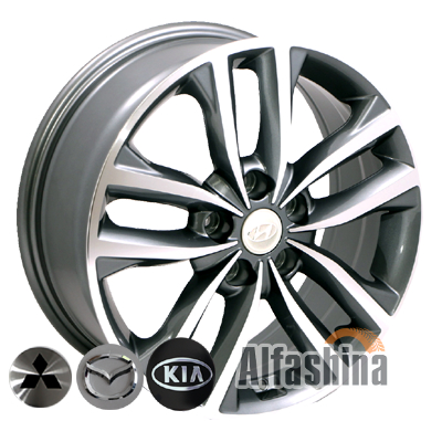 Zorat Wheels BK846 7.5x18 5x114.3 ET40 DIA67.1 GP
