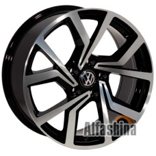 Zorat Wheels BK5125 7.5x17 5x100 ET45 DIA57.1 BKP