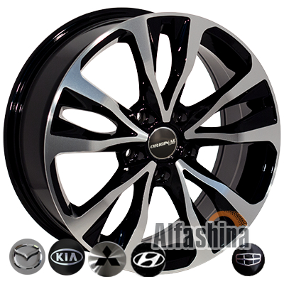 Zorat Wheels BK5212 6.5x16 5x114.3 ET45 DIA67.1 BP
