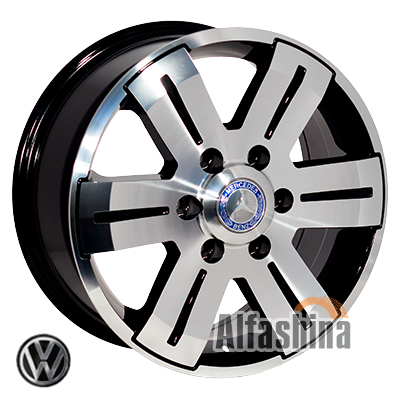 Zorat Wheels BK562 7x16 6x130 ET60 DIA84.1 BP